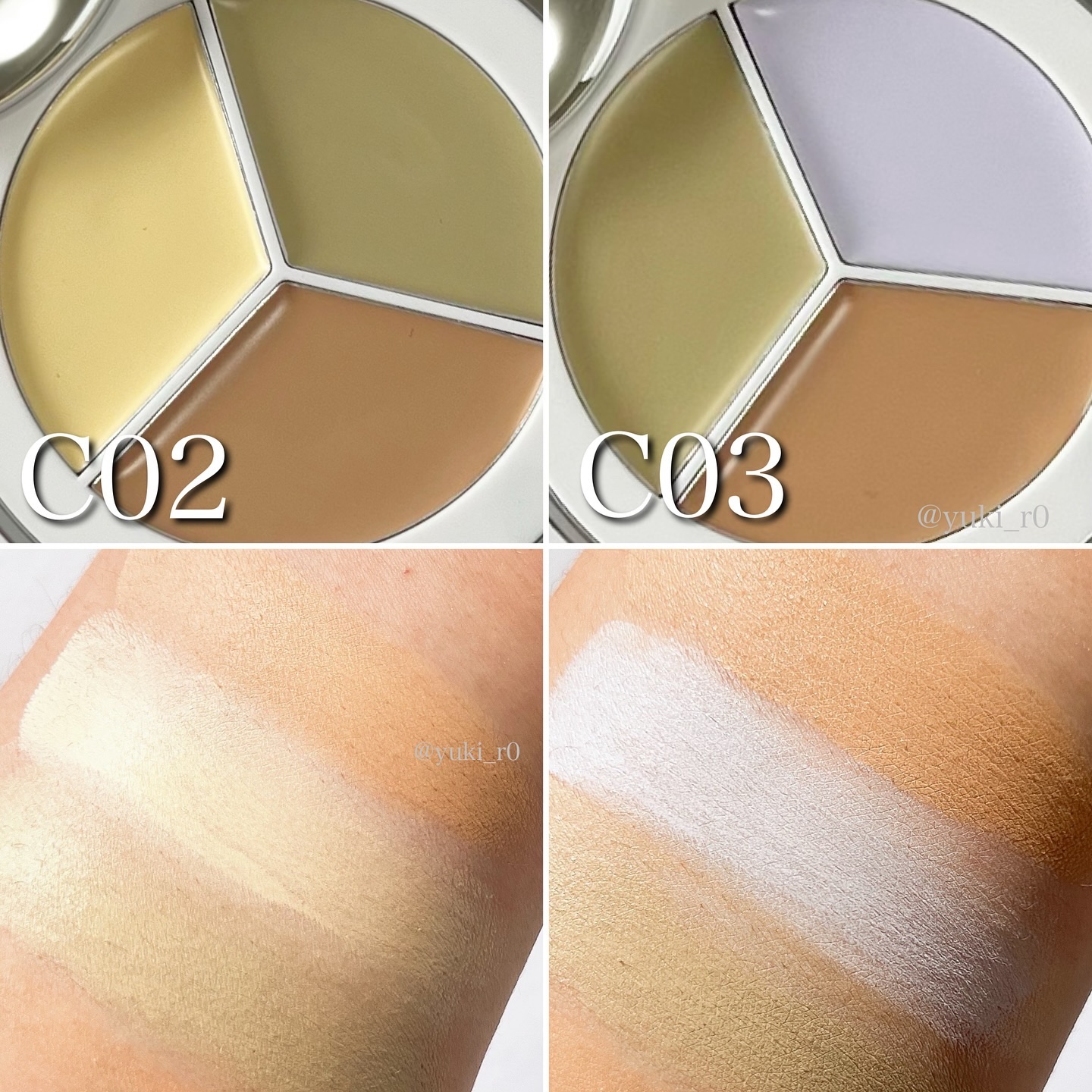 パーフェクトカバー コンシーラーパレット/Dear.A/パレットコンシーラーを使ったクチコミ（2枚目）