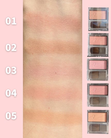 チークブラッシュ/CEZANNE/パウダーチークを使ったクチコミ(9枚目)