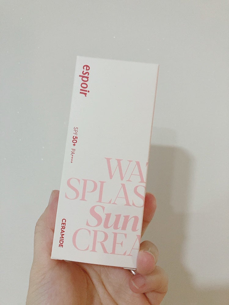 ウォータースプラッシュサンクリーム セラミド/espoir/日焼け止めクリームを使ったクチコミ(1枚目)