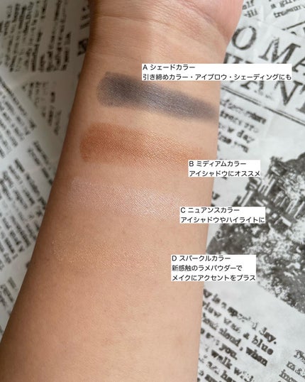 フェイスカラーパレット 511 パラレルワールド/チャコット・コスメティクス/アイシャドウパレットを使ったクチコミ(2枚目)