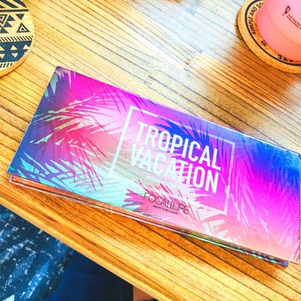 FOCALLURE tropical vacationのクチコミ「完全なるパケ買いなのです。
値段もすっごくプチプラ💕
800円とか900円くらいだったかと思い.....」(2枚目)