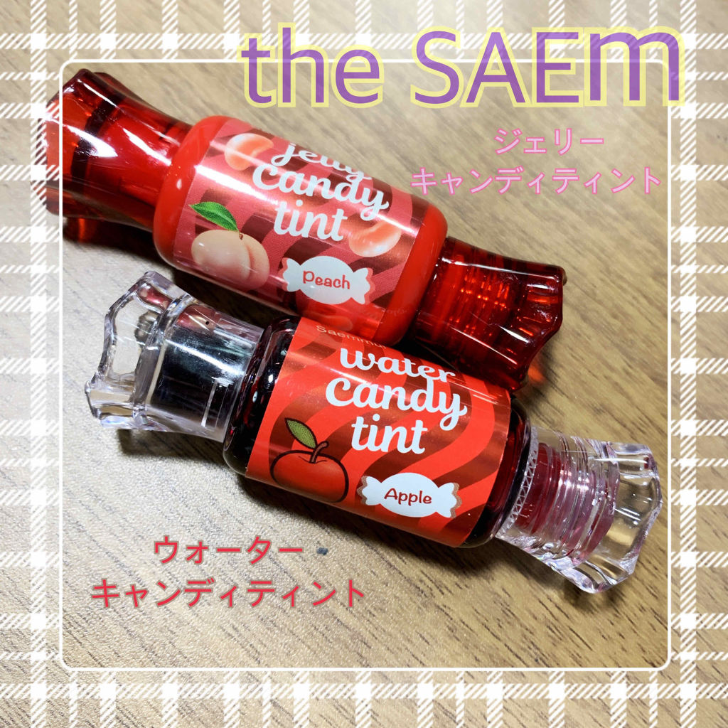 ウォーター キャンディー ティント/the SAEM/リップティントを使ったクチコミ（1枚目）