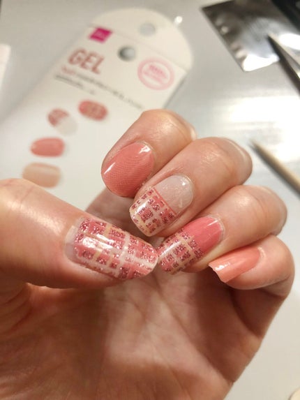 ジェルネイルシール(ハンド)/DAISO/ネイルシールを使ったクチコミ(1枚目)