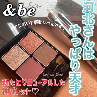 &be パレットアイシャドウ/＆be/アイシャドウパレットを使ったクチコミ（1枚目）