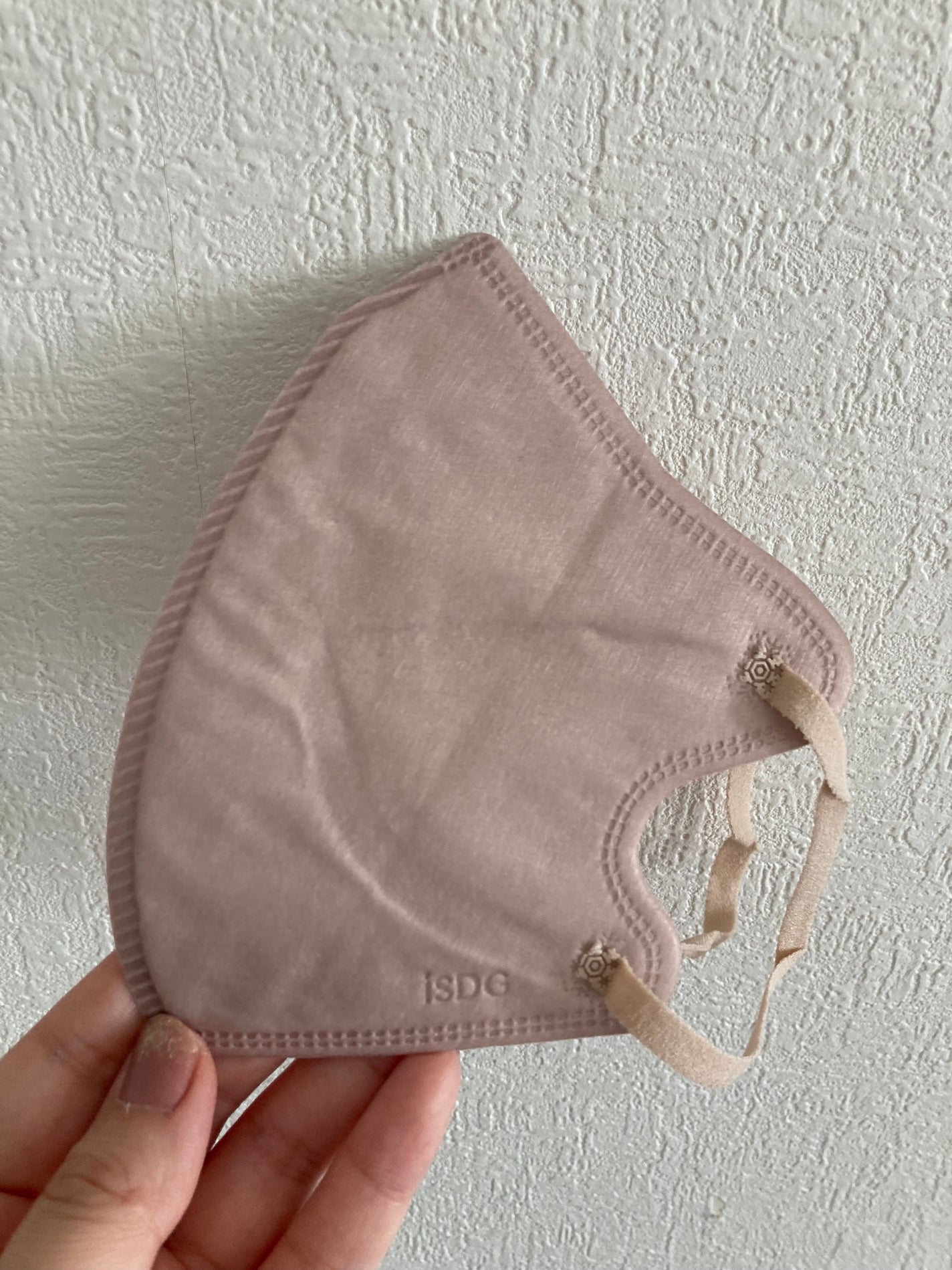 立体型スパンレース不織布カラーマスク/ISDG 医食同源ドットコム/マスクを使ったクチコミ(4枚目)