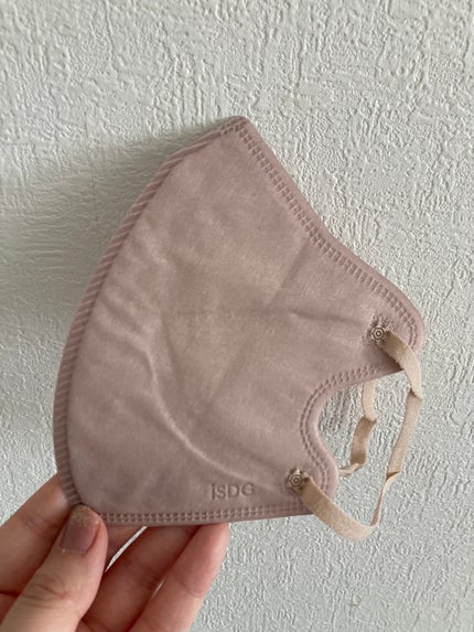 立体型スパンレース不織布カラーマスク/ISDG 医食同源ドットコム/マスクを使ったクチコミ(4枚目)