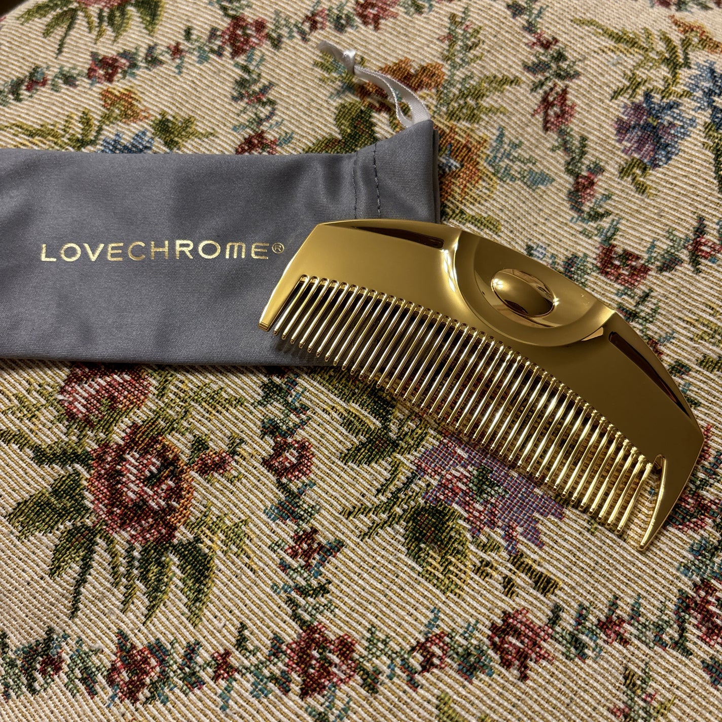 (R)K24GPツキ ゴールド/LOVECHROME/ヘアコームを使ったクチコミ(2枚目)