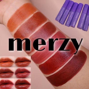 MERZY ドリーミーレイトナイト メロウティントのクチコミ「＼merzy 深みリップご紹介💗／


私のお気に入りなmerzy の
"ドリーミーレッドナイ.....」（1枚目）