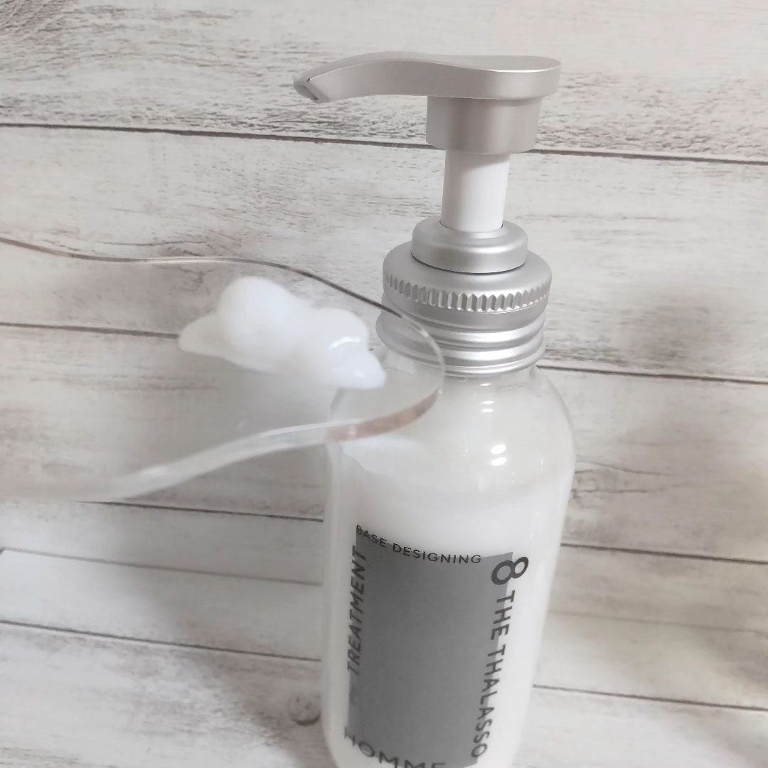 エイトザタラソ オム ベースデザイニング シャンプー／ヘアトリートメント/エイトザタラソ/市販シャンプーを使ったクチコミ（3枚目）