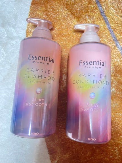 エッセンシャルプレミアム バリアシャンプー・コンディショナー シルキー&スムース/エッセンシャル/市販シャンプーを使ったクチコミ(1枚目)