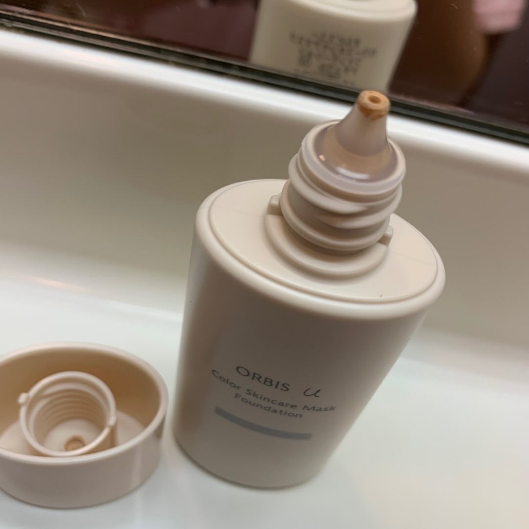 オルビスユー カラースキンケアマスク ファンデーション ナチュラル 02/オルビス/リキッドファンデーションを使ったクチコミ（2枚目）
