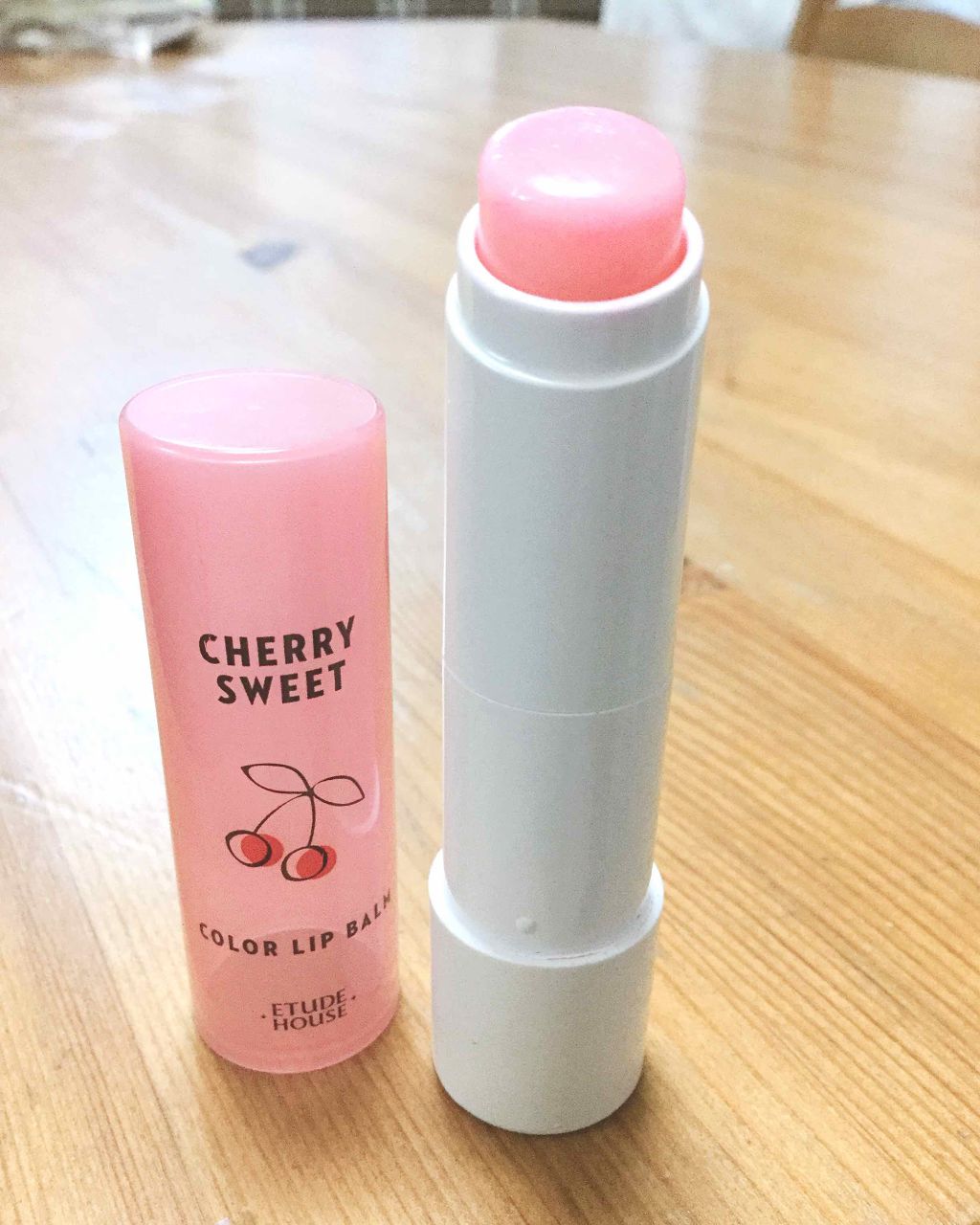チェリースイート カラーリップバーム/ETUDE/口紅を使ったクチコミ（3枚目）