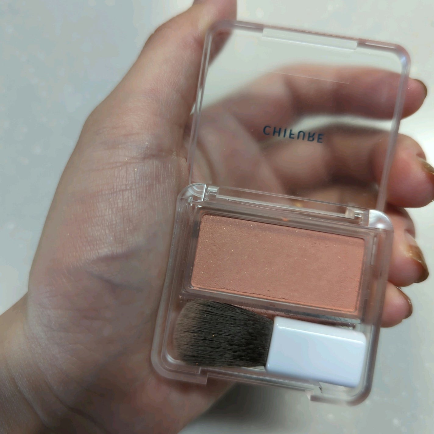 パウダー チーク/ちふれ/パウダーチークを使ったクチコミ(4枚目)