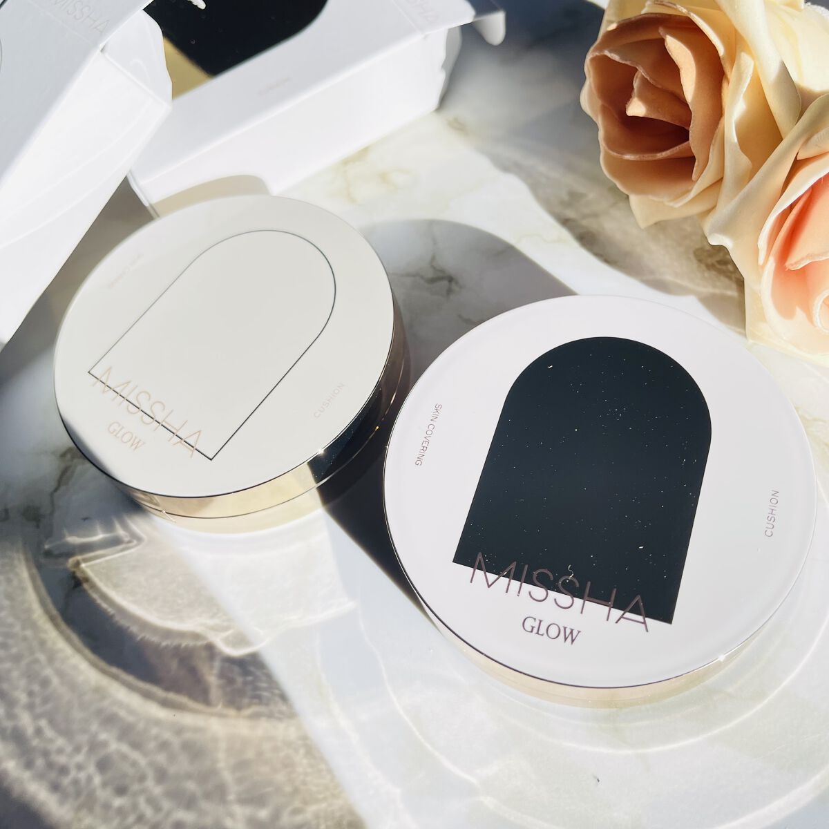 グロウ クッション〈カバータイプ〉/MISSHA/クッションファンデーションを使ったクチコミ（1枚目）