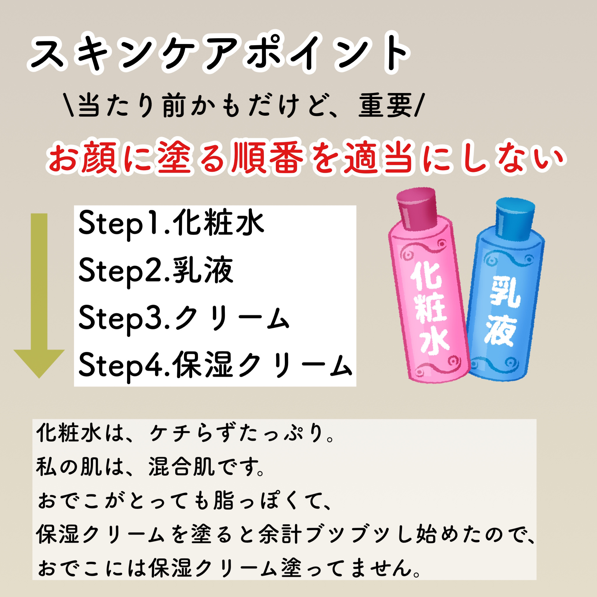 毛穴肌ひきしめ化粧水/ケアナボーテ/化粧水を使ったクチコミ（2枚目）