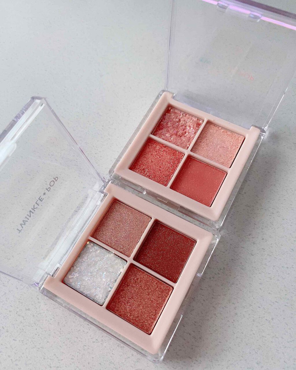 TWINKLE POP Pearl Flex Glitter Eye Palette/CLIO/アイシャドウパレットを使ったクチコミ（2枚目）