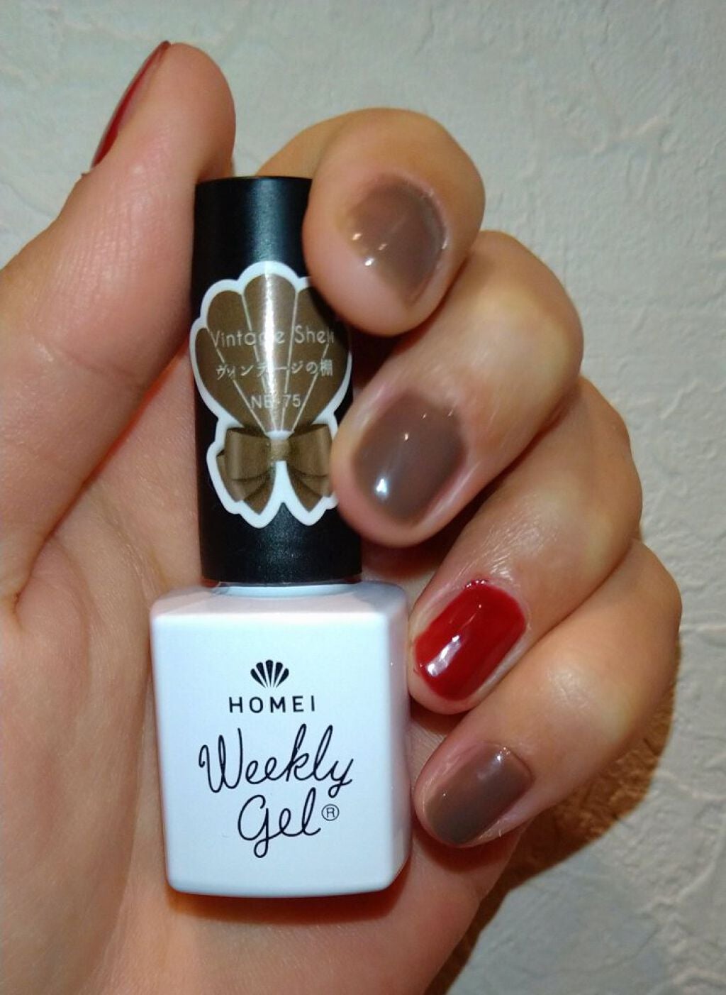 ウィークリージェル/HOMEI/ジェルネイルを使ったクチコミ(3枚目)