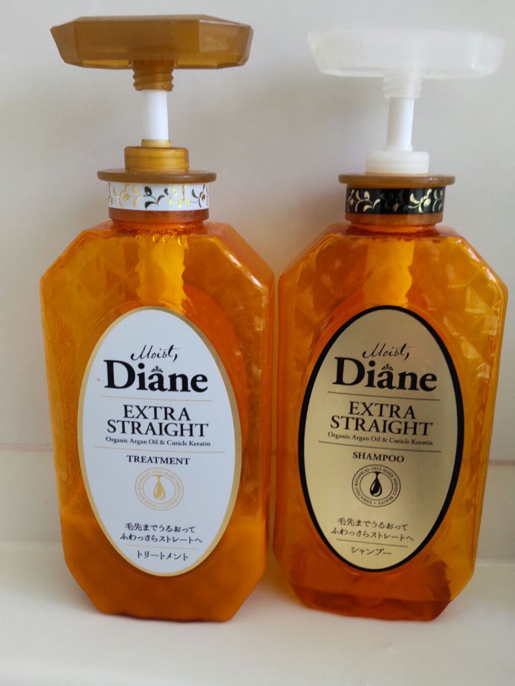 パーフェクトビューティ モイストダイアン エクストラストレート シャンプー/トリートメント/ダイアン/市販シャンプーを使ったクチコミ（1枚目）