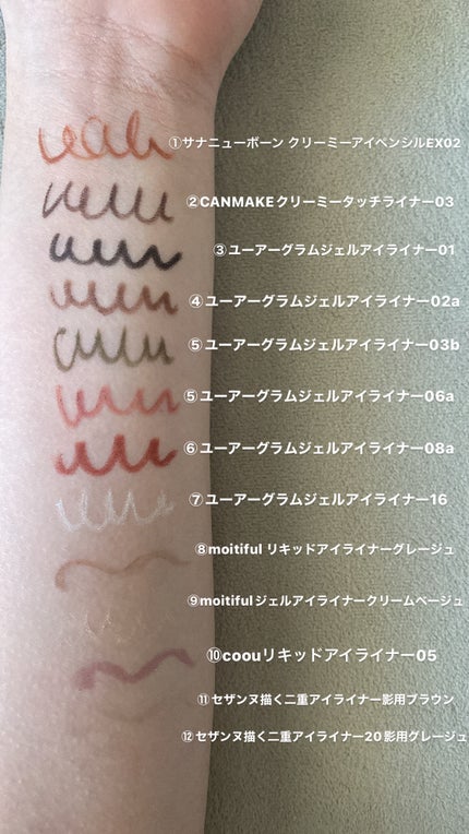 クリーミータッチライナー/キャンメイク/ジェルアイライナーを使ったクチコミ(2枚目)