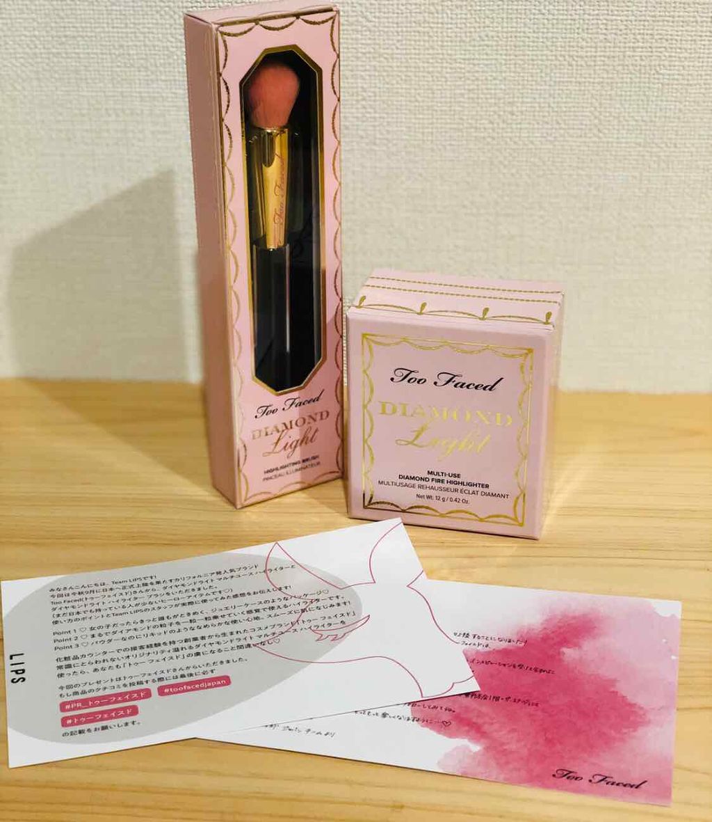 ダイヤモンドライト マルチユース ハイライター/Too Faced/パウダーハイライトを使ったクチコミ(1枚目)