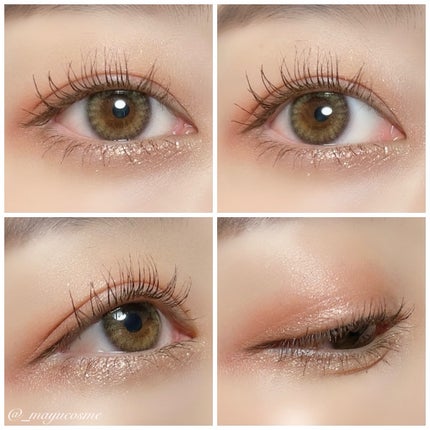 ムードアップマスカラ ロング&カール 02 チョコブラウン/dasique/マスカラを使ったクチコミ(3枚目)