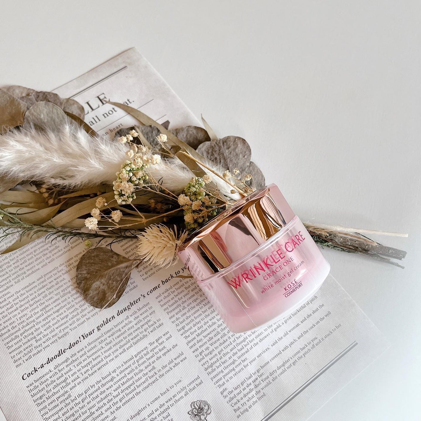 リンクルケア ホワイト モイストジェルクリーム/グレイスワン/オールインワン化粧品を使ったクチコミ(1枚目)