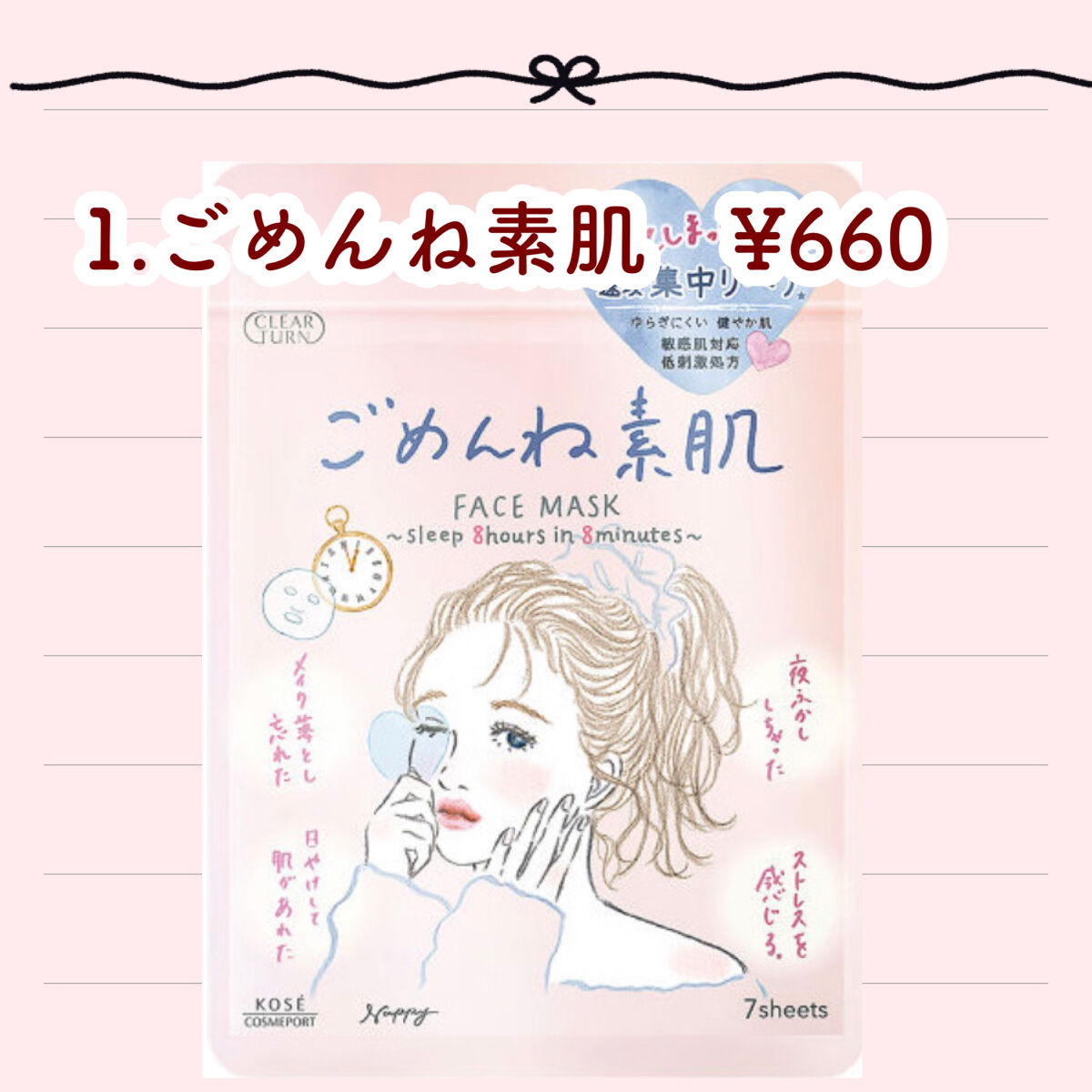 エッセンスマスク (ビタミンC)/クリアターン/シートマスク・パックを使ったクチコミ（2枚目）