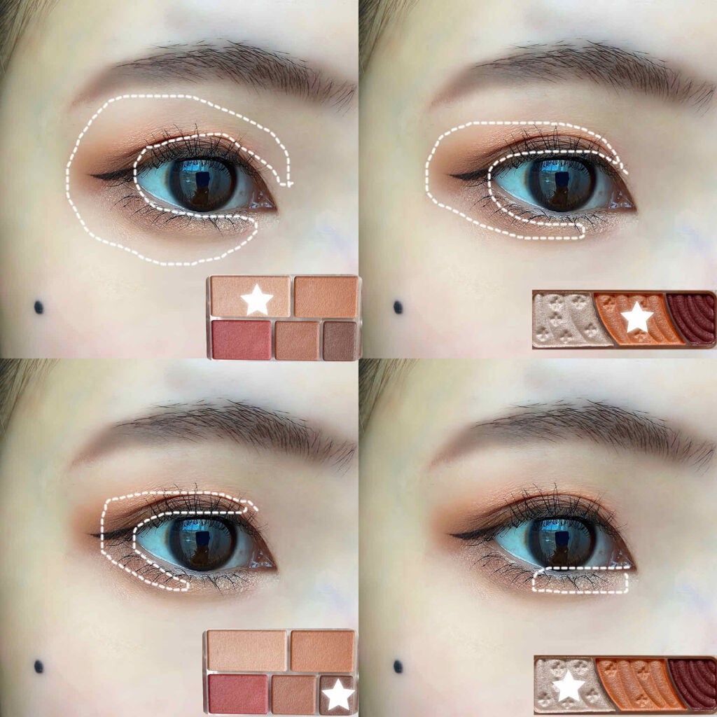 パーフェクトマルチアイズ/キャンメイク/アイシャドウパレットを使ったクチコミ(2枚目)