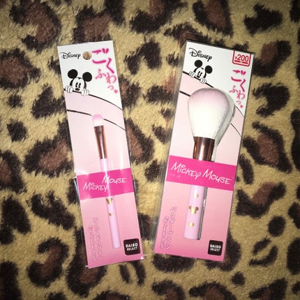 ごくふわっ ミッキーブラシ/DAISO/メイクブラシを使ったクチコミ(1枚目)