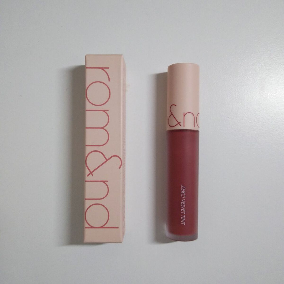 ゼロベルベットティント/rom&nd/リップティントを使ったクチコミ（1枚目）