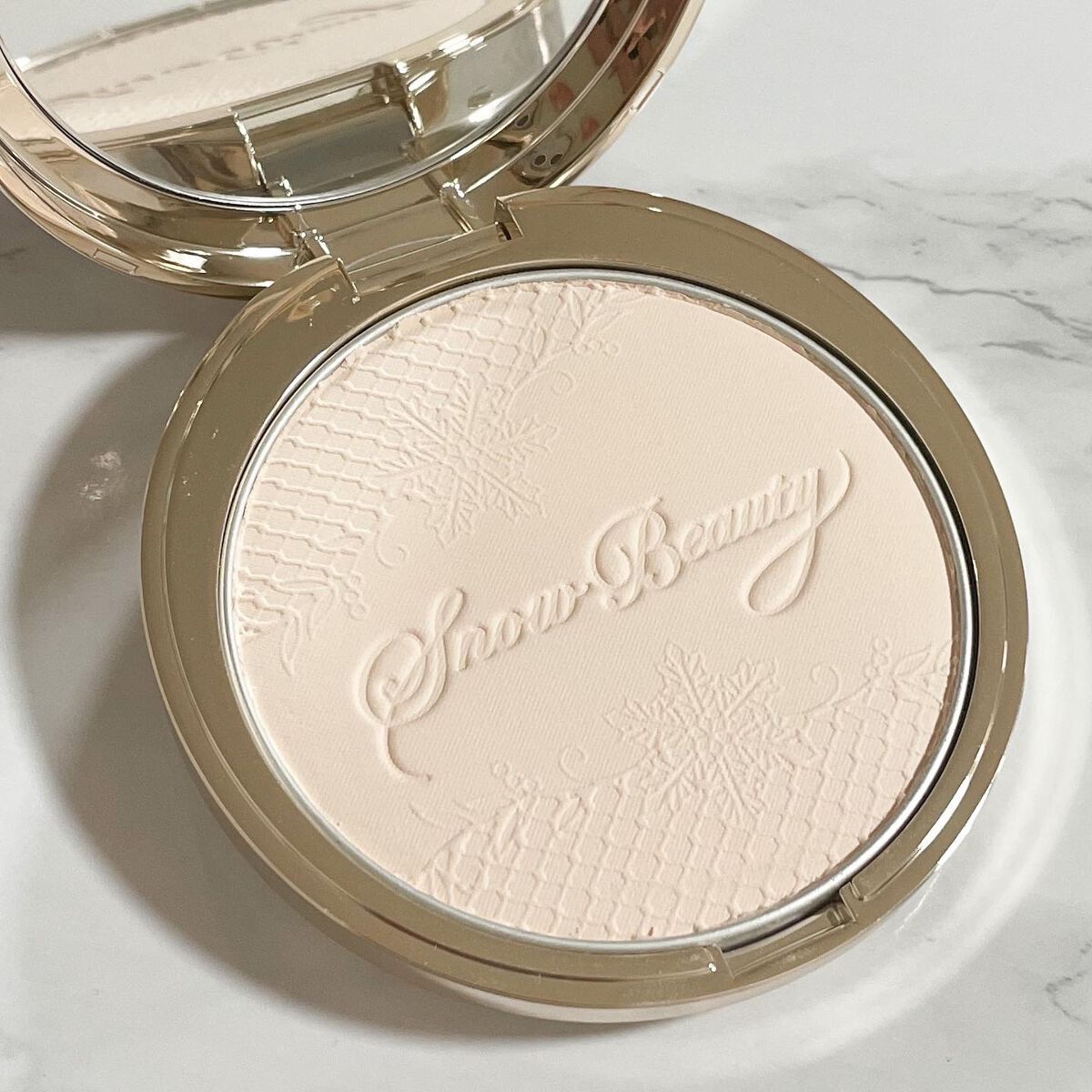 ブライトニング スキンケアパウダー 2022/スノービューティー/プレストパウダーを使ったクチコミ（3枚目）