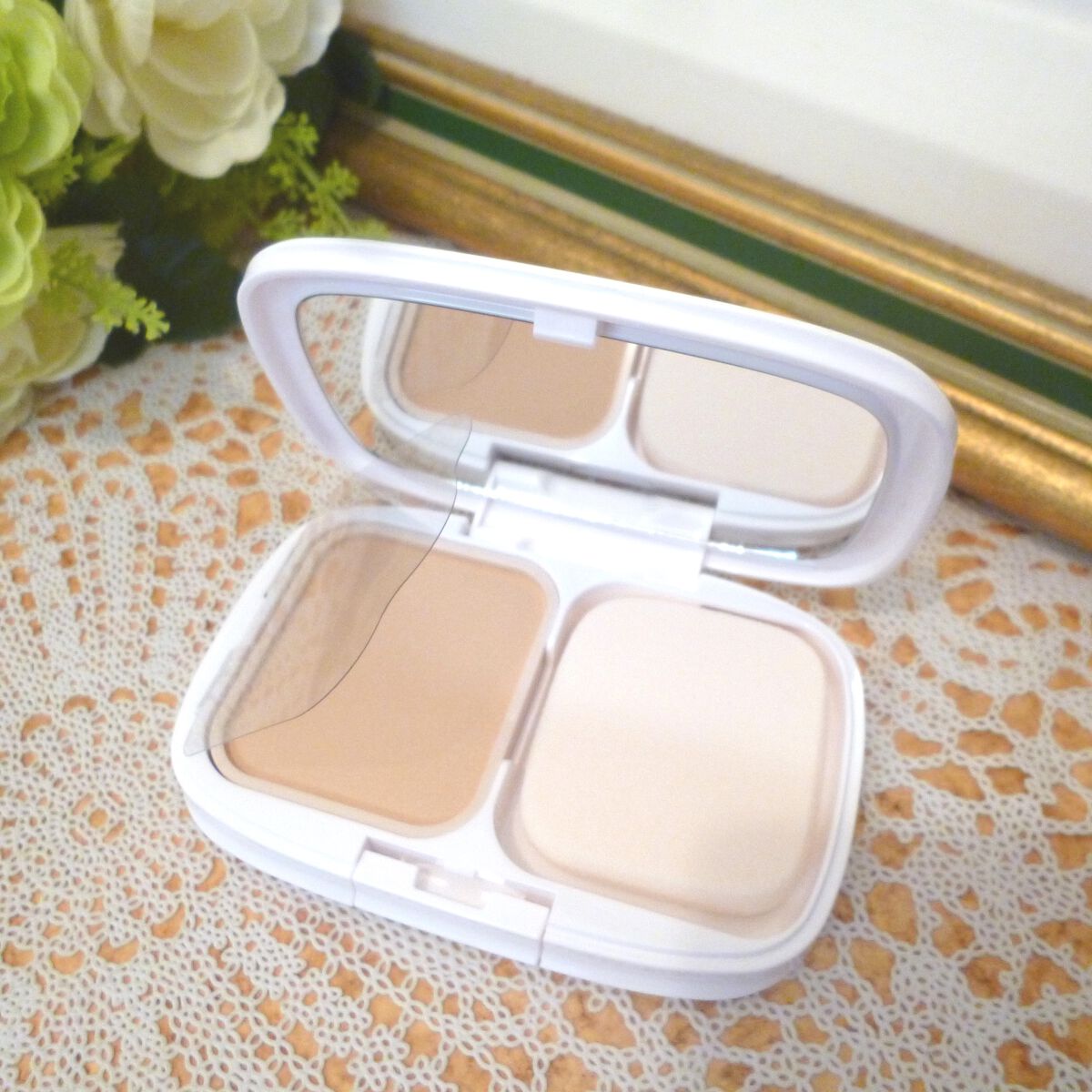 パウダーファンデーション/media luxe/パウダーファンデーションを使ったクチコミ（1枚目）