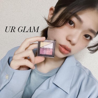 UR GLAM　VELVET EYE COLOR PALETTE/U R GLAM/パウダーアイシャドウを使ったクチコミ（1枚目）