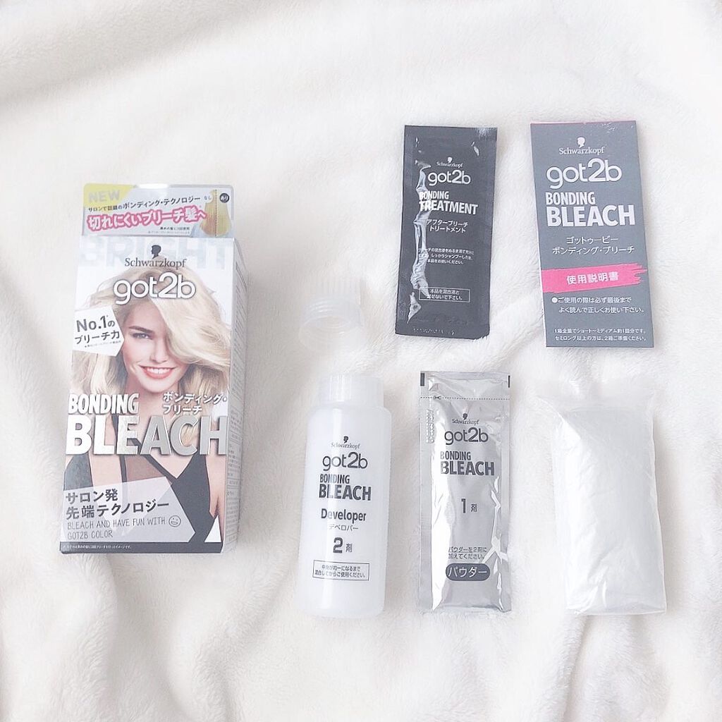 ボンディング・ブリーチ 1箱/got2b/ブリーチ剤を使ったクチコミ（2枚目）