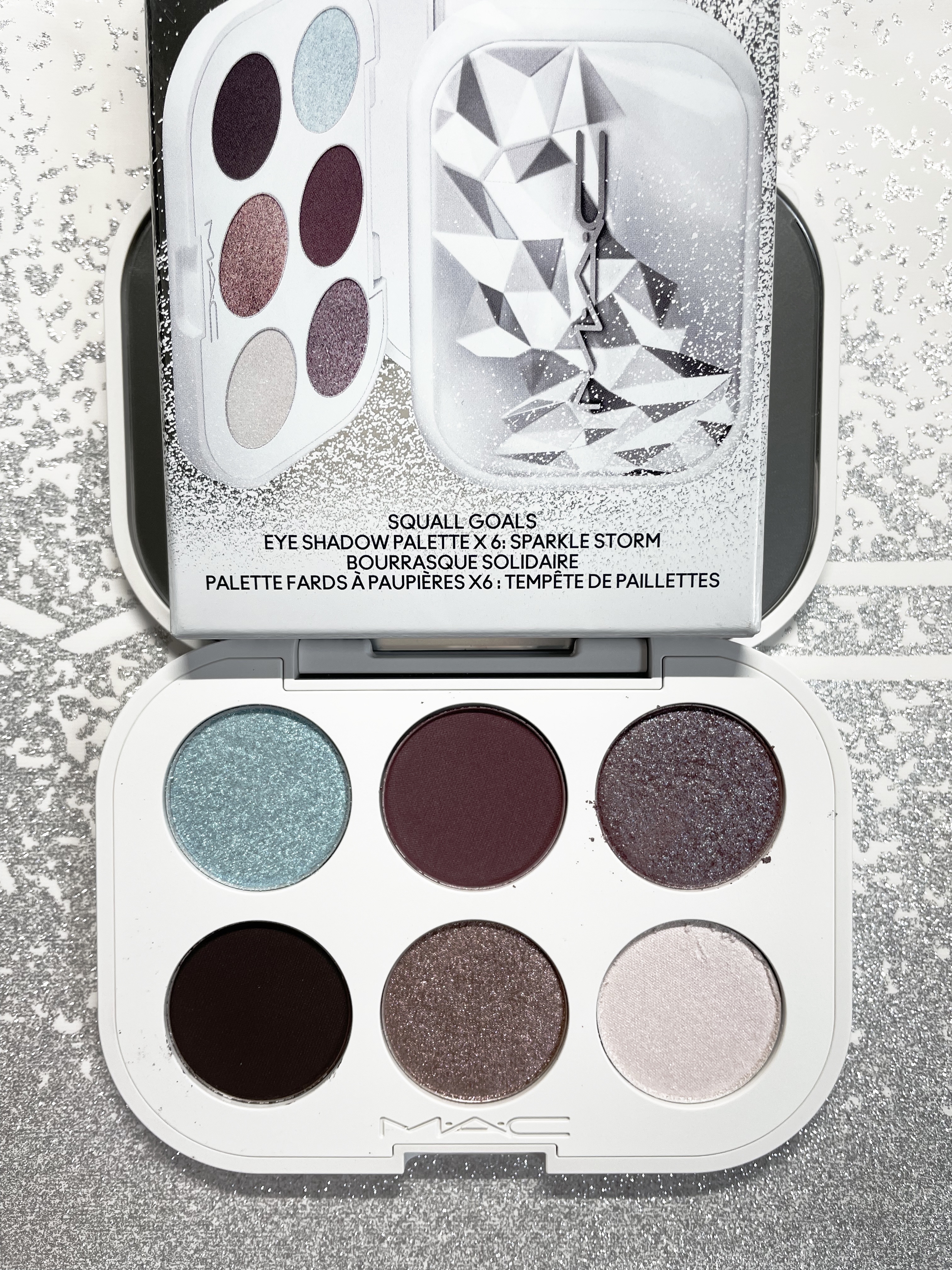 スコール ゴールズ アイシャドウ パレット × 6 スパークル ストーム/M・A・C/アイシャドウパレットを使ったクチコミ（2枚目）