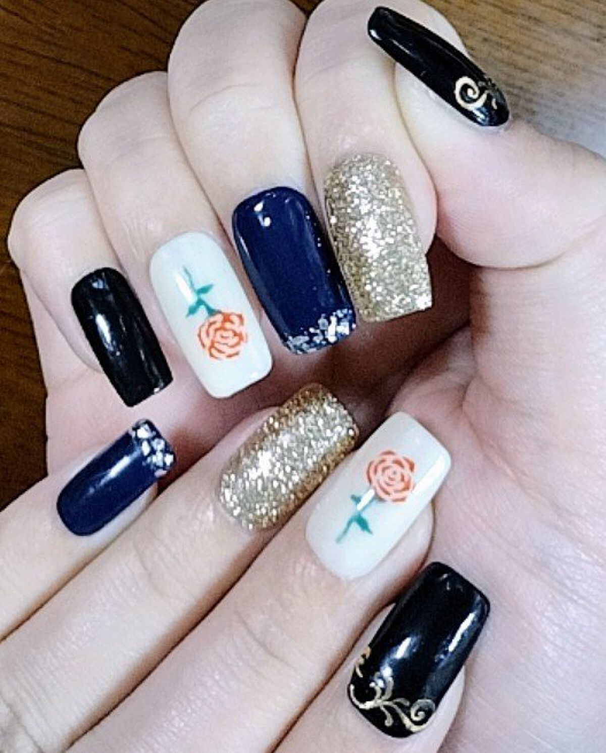 パル カラージェル ブラック/キャンドゥ/ジェルネイルを使ったクチコミ（3枚目）