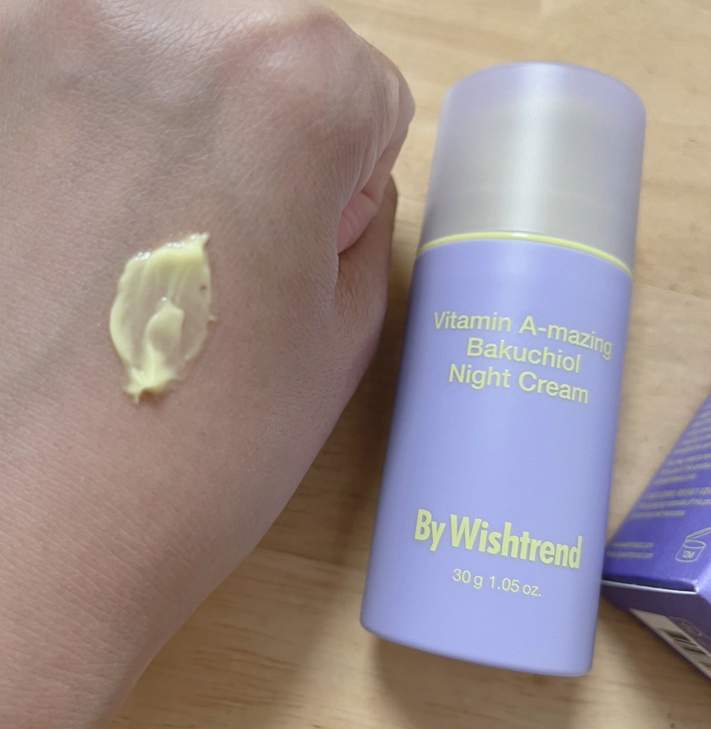 ビタミンA-mazingバクチオールナイトクリーム/By Wishtrend/フェイスクリームを使ったクチコミ(2枚目)