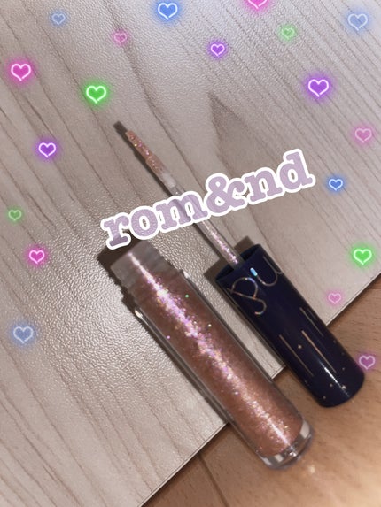 リキッド グリッター シャドウ/rom&nd/グリッターを使ったクチコミ(1枚目)