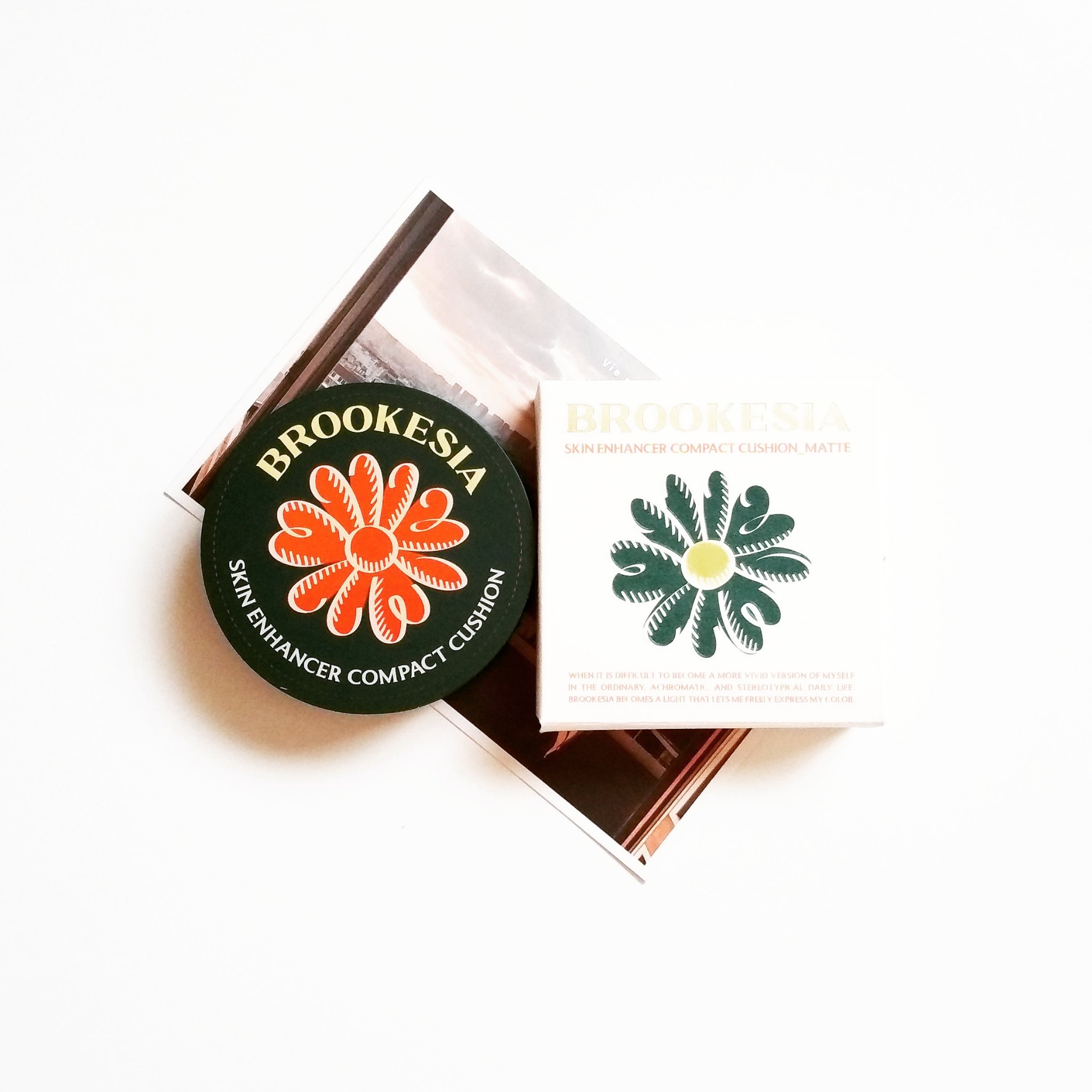 スキンエンハンサー コンパクト クッション (マット)/BROOKESIA/クッションファンデーションを使ったクチコミ（1枚目）