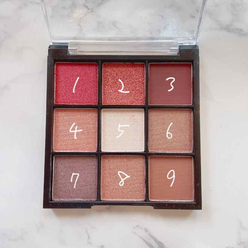 UR GLAM BLOOMING EYE COLOR PALETTE/U R GLAM/アイシャドウパレットを使ったクチコミ(2枚目)