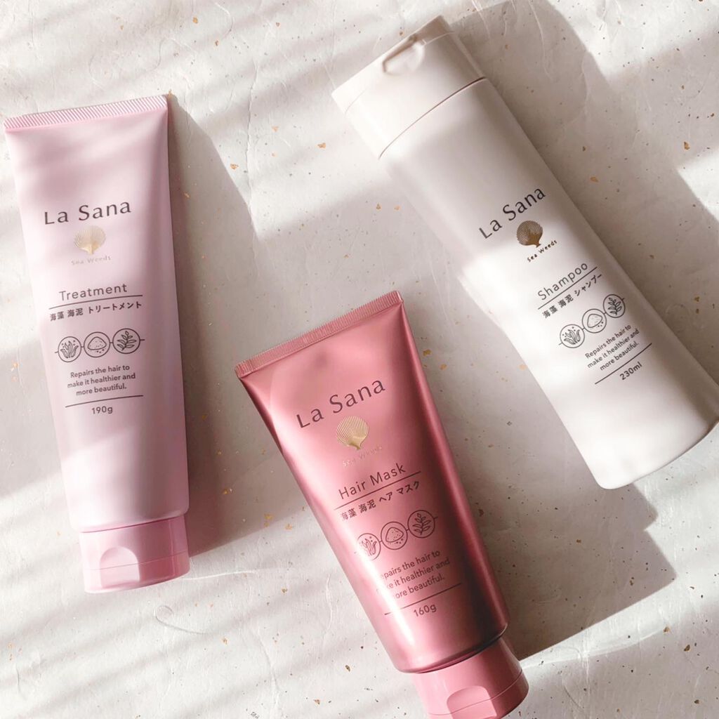 ラサーナ 海藻 海泥 シャンプー/トリートメント/ラサーナ/市販シャンプーを使ったクチコミ(5枚目)