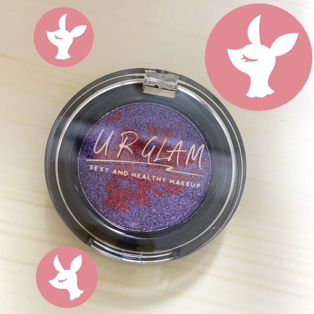 URGLAM　SPARKLE EYESHADOW 08/U R GLAM/単色アイシャドウを使ったクチコミ（1枚目）