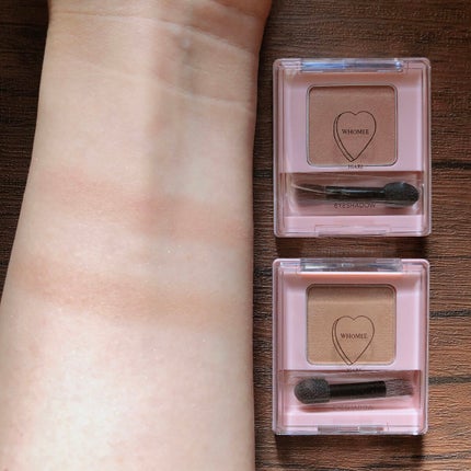 フーミー シングルアイシャドウ フェアリーブラウン/WHOMEE/単色アイシャドウを使ったクチコミ(2枚目)