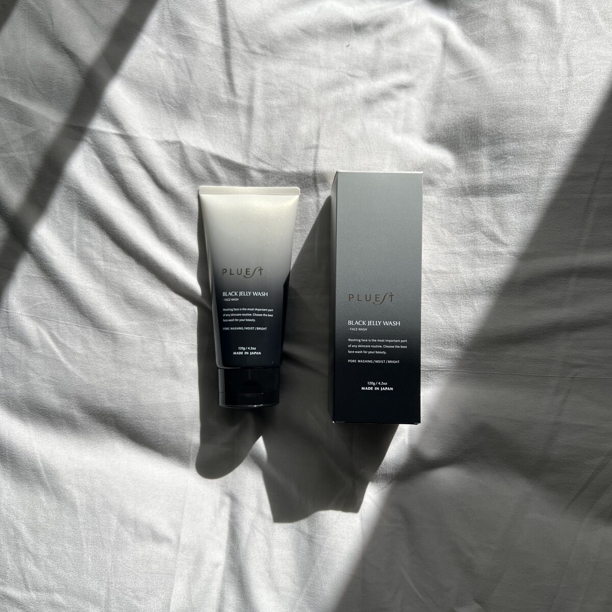 BLACK JELLY WASH（ブラックジェリーウォッシュ）/PLUEST/その他洗顔料を使ったクチコミ（1枚目）