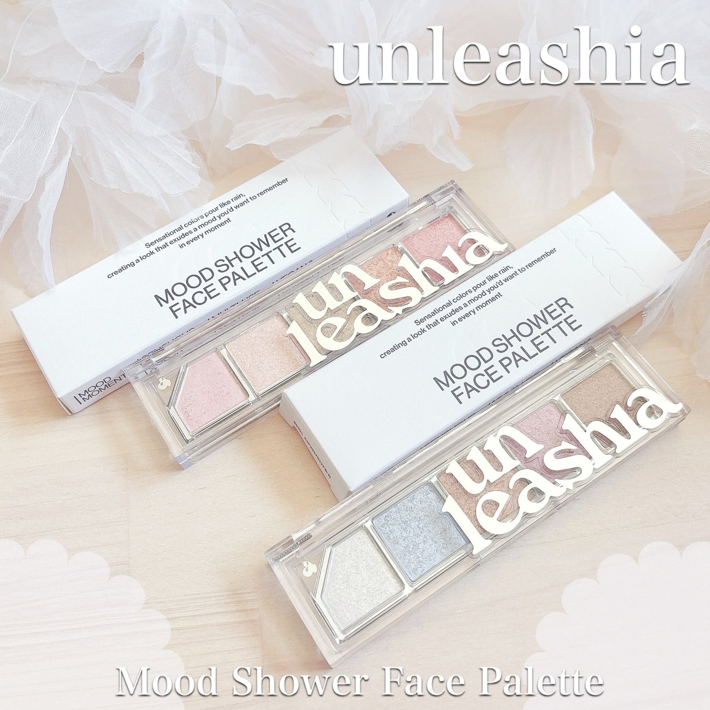 Mood Shower Face Palette/unleashia/パウダーハイライトを使ったクチコミ(1枚目)