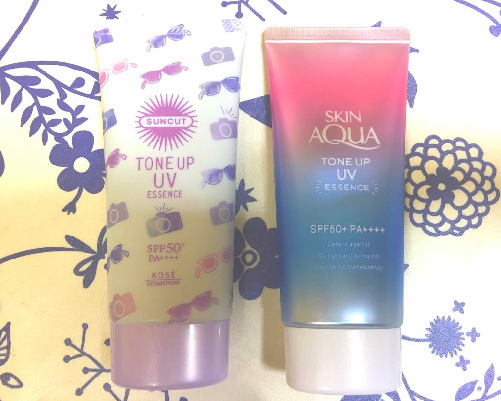 スキンアクア トーンアップUVエッセンス/スキンアクア/日焼け止めクリームを使ったクチコミ（1枚目）