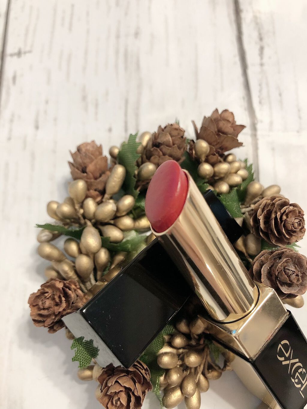 グレイズバームリップ/excel/口紅を使ったクチコミ（2枚目）