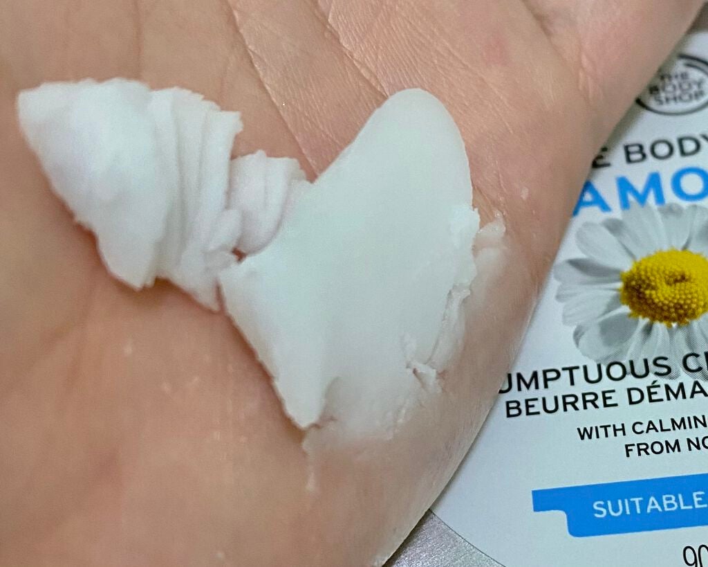 カモマイル サンプチュアス クレンジングバター/THE BODY SHOP/クレンジングバームを使ったクチコミ(4枚目)