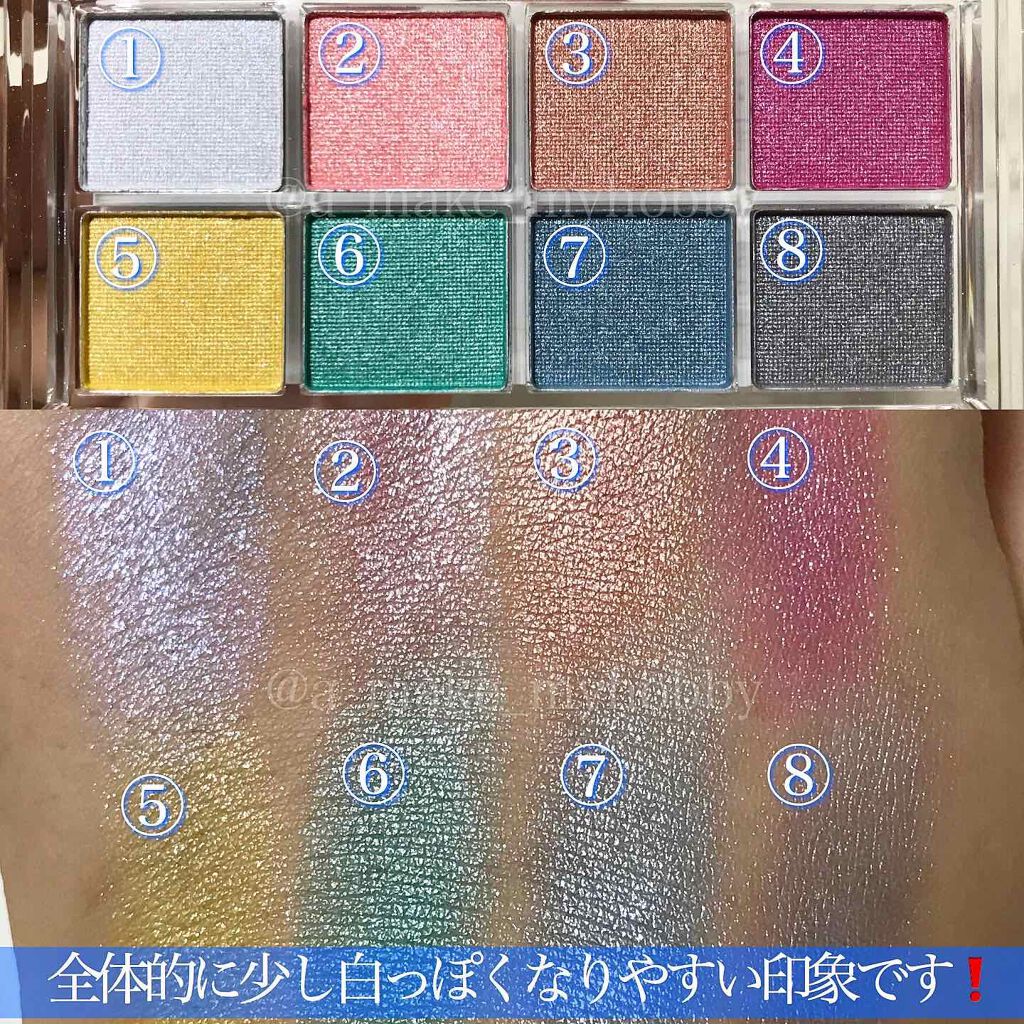 AC8カラーアイパレット/セリア/アイシャドウパレットを使ったクチコミ(2枚目)