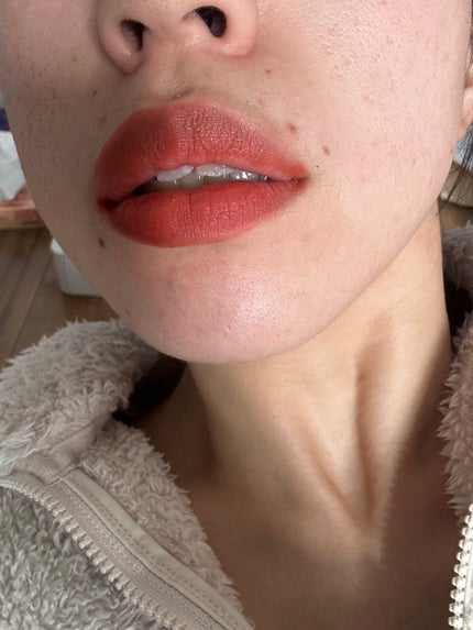 リップアンドチーク ヌードマットティント/CathyDoll/リップティントを使ったクチコミ(2枚目)